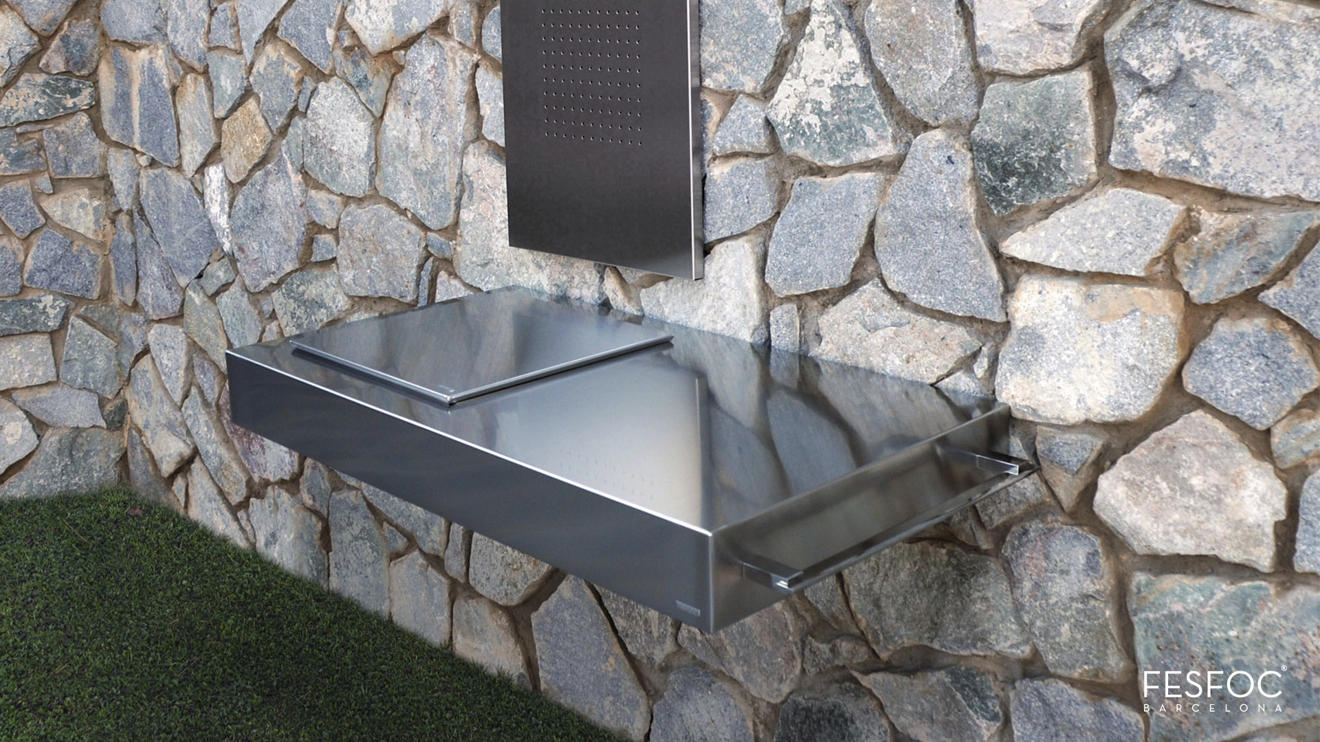 grille barbecue inox
