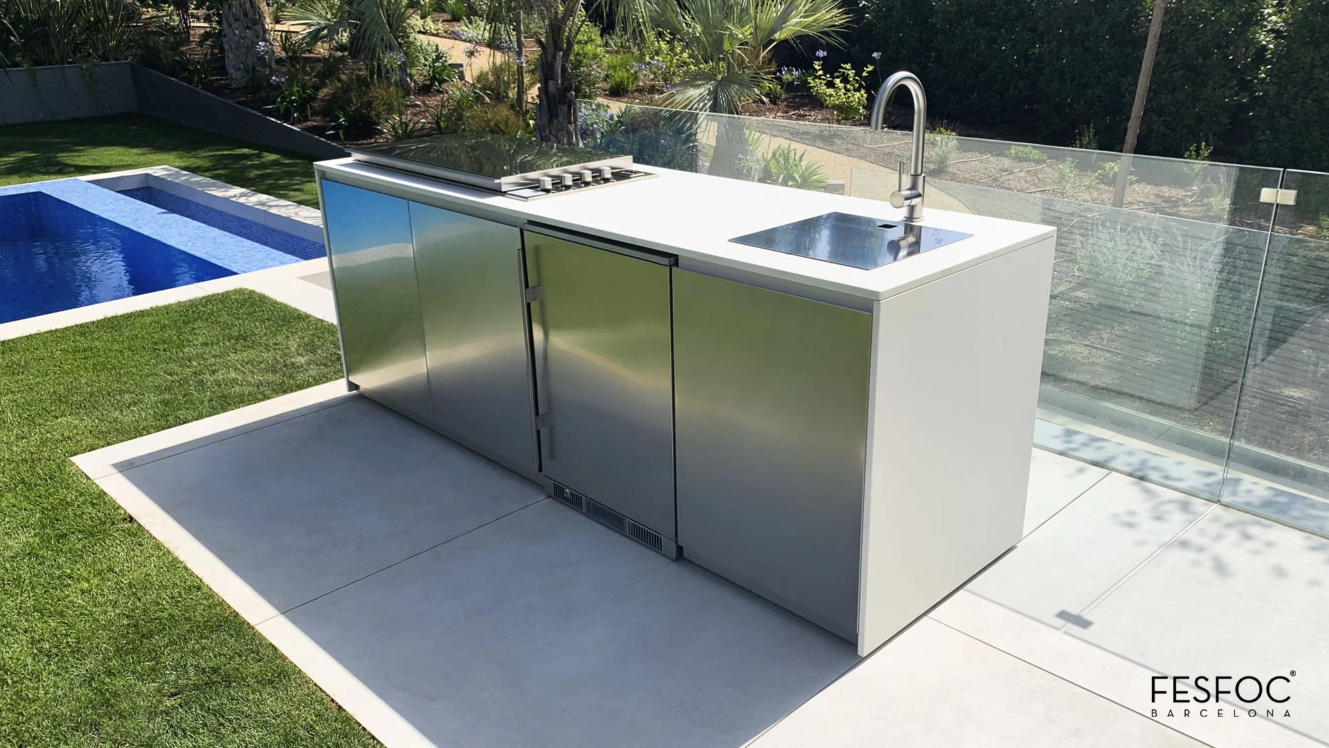 cuisine d exterieur barbecue